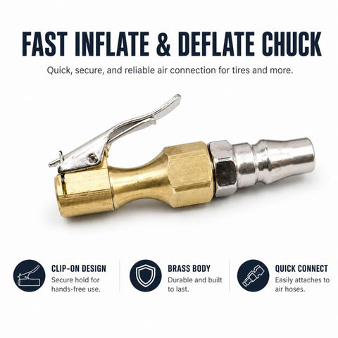Car Air Tire Quick Inflation Deflation Valve, Pneumatic Inflation Tool, With Independent Switch, Without Independent Switch
