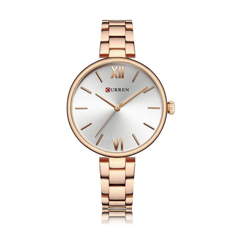CURREN M9017 Women Stylish Quartz Watch with Alloy Strap