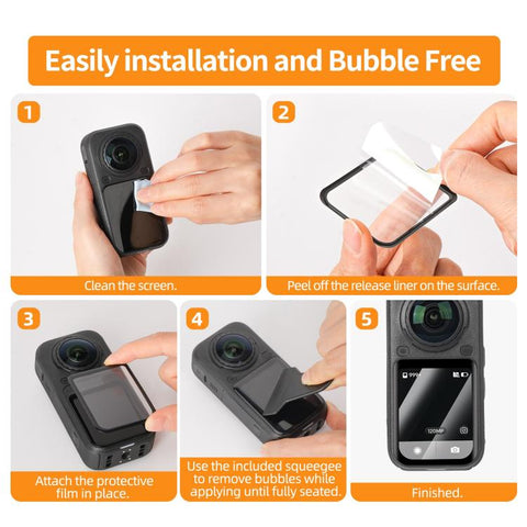 Sunnylife Screen Protector PET Soft Film, For Insta360 X6