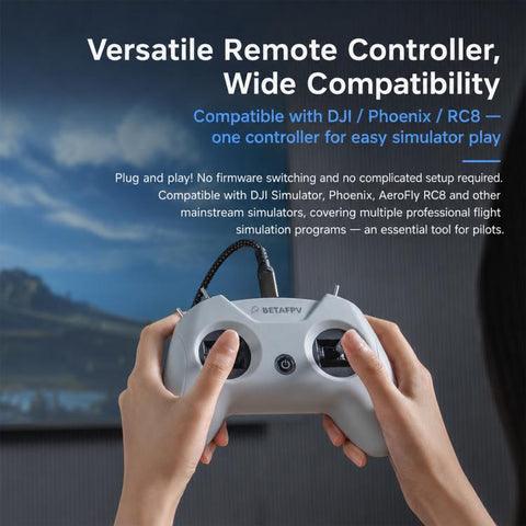 BETAFPV LiteRadio2 SIM FPV RC Flight Simulator Controller For DJI Aerofly RC8