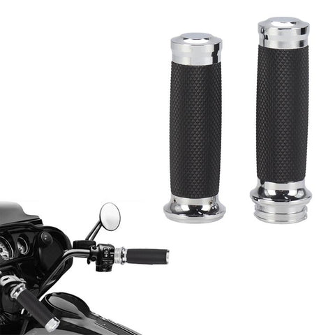1 Pair Universal 25mm Retro RSD Motorcycle Handlebar Grips