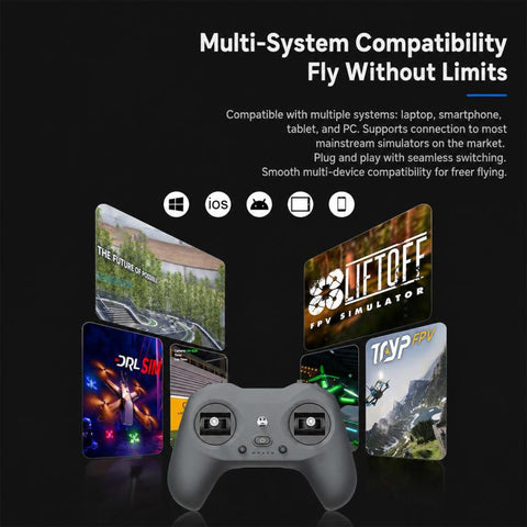 BETAFPV LiteRadio 4 Radio Transmitter Low-altitude Flight Simulator Controller