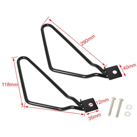 1 Pair Motorcycle Modified Universal Saddlebag Triangular Bracket Support