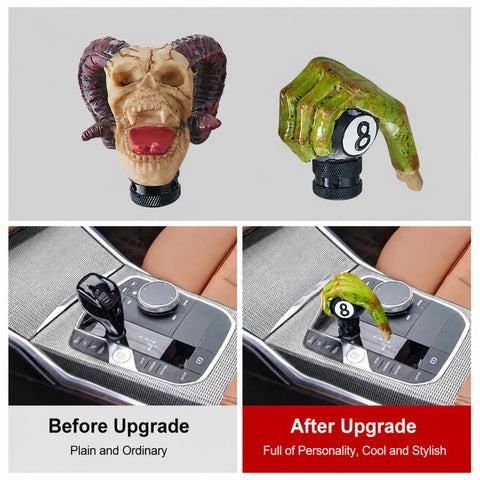 Car Customized Modified Manual / Automatic Gear Shift Knob, Ram Head, Hand