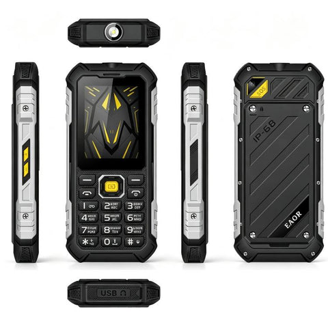 HP220 IP68 Rugged Feature Phone 2.4-inch MTK6261D Processor Supports Dual SIM 2G, 2G