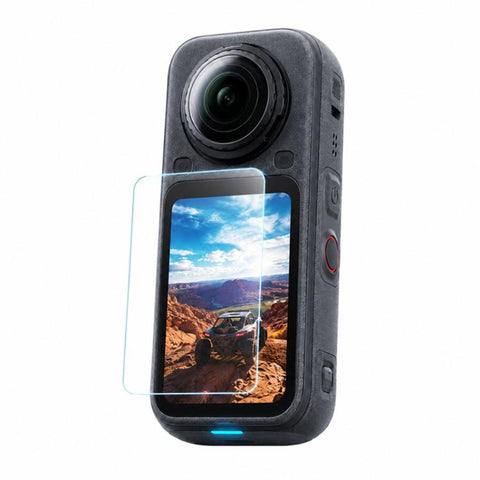 Curved Heat-Bent Tempered Glass Screen Film, For Insta360 X6