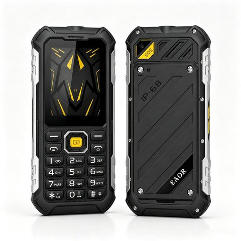 HP220X IP68 Rugged Feature Phone 2.4-inch MTK6261D CPU Supports Dual SIM 4G, 4G EU Version, 4G US Version