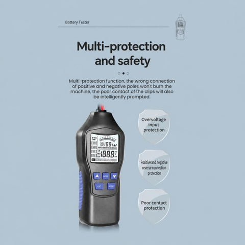 High-Precision Intelligent Battery Tester, For Electric and Gasoline Car, For Gasoline Car
