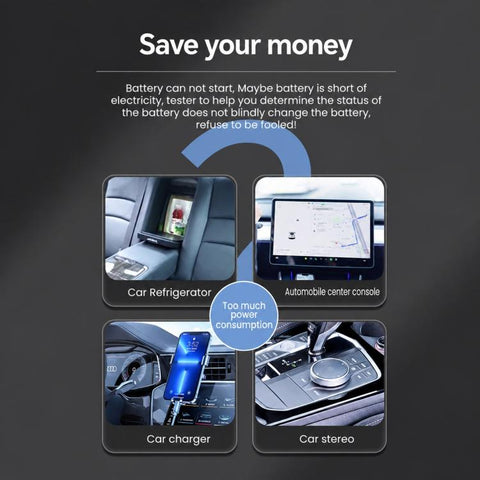 High-Precision Intelligent Battery Tester, For Electric and Gasoline Car, For Gasoline Car