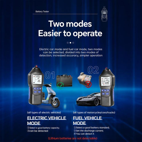 High-Precision Intelligent Battery Tester, For Electric and Gasoline Car, For Gasoline Car