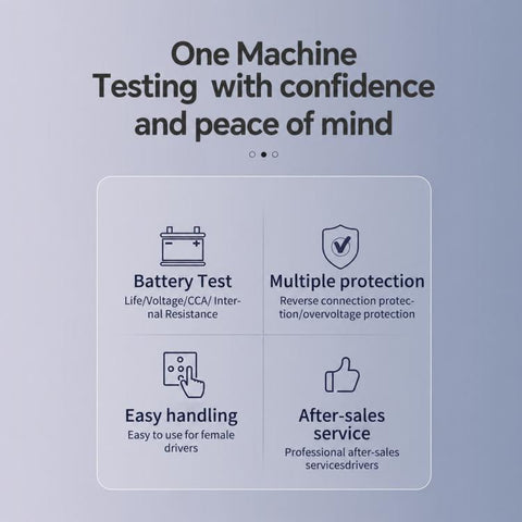 High-Precision Intelligent Battery Tester, For Electric and Gasoline Car, For Gasoline Car
