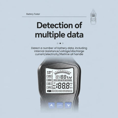 High-Precision Intelligent Battery Tester, For Electric and Gasoline Car, For Gasoline Car