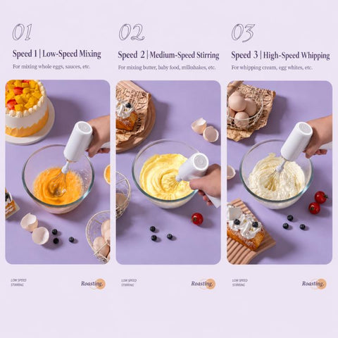 Mini Electric Milk Frother & Cream Whisk