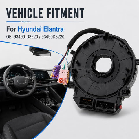 Car Steering Wheel Airbag Clock Spring Spiral Cable with Heating Function 93490-D3220, For Hyundai Tucson 2016-2018