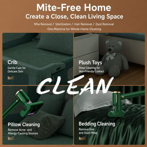 Mini UV Sterilizing Mattress Vacuum & Dust Mite Cleaner