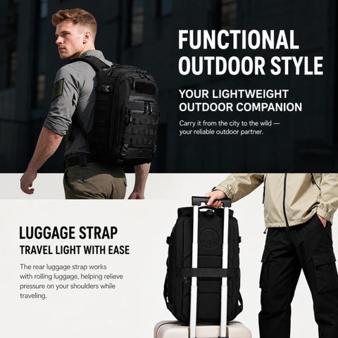 OZUKO Waterproof Large Capacity Outdoor Hiking Backpack
