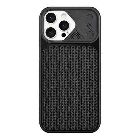Mecha Style Heat Dissipation Mesh TPU Phone Case, For iPhone 16 Pro Max, For iPhone 16 Pro, For iPhone 16, For iPhone 15 Pro Max, For iPhone 15 Pro, For iPhone 15
