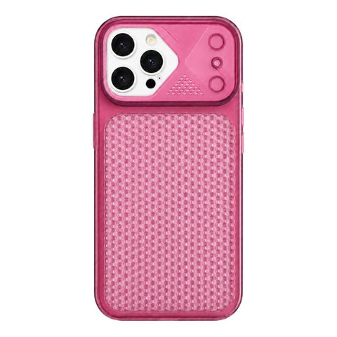 Mecha Style Heat Dissipation Mesh TPU Phone Case, For iPhone 16 Pro Max, For iPhone 16 Pro, For iPhone 16, For iPhone 15 Pro Max, For iPhone 15 Pro, For iPhone 15