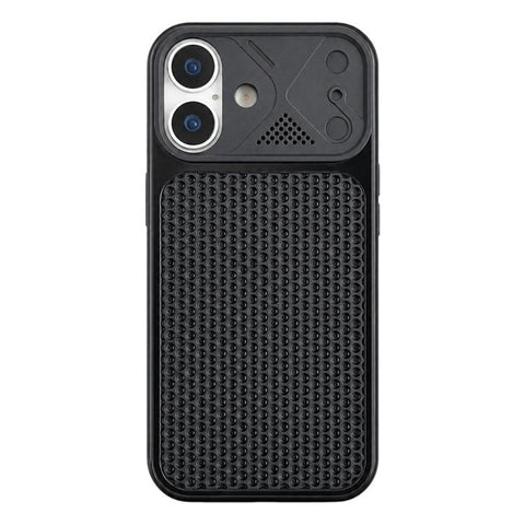 Mecha Style Heat Dissipation Mesh TPU Phone Case, For iPhone 16 Pro Max, For iPhone 16 Pro, For iPhone 16, For iPhone 15 Pro Max, For iPhone 15 Pro, For iPhone 15