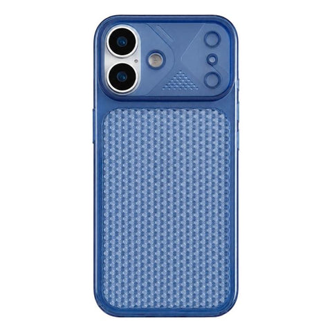 Mecha Style Heat Dissipation Mesh TPU Phone Case, For iPhone 16 Pro Max, For iPhone 16 Pro, For iPhone 16, For iPhone 15 Pro Max, For iPhone 15 Pro, For iPhone 15