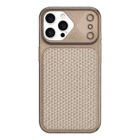 Mecha Style Heat Dissipation Mesh TPU Phone Case, For iPhone 16 Pro Max, For iPhone 16 Pro, For iPhone 16, For iPhone 15 Pro Max, For iPhone 15 Pro, For iPhone 15