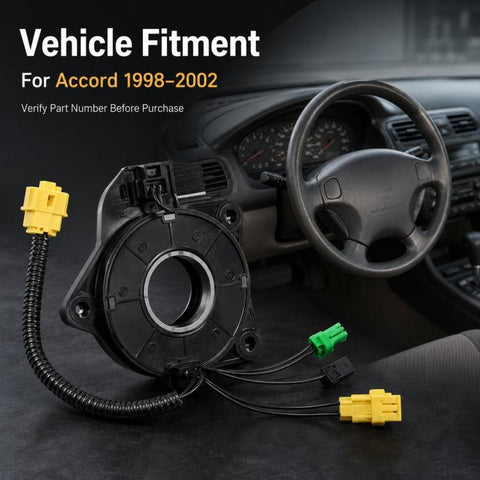 Car Steering Wheel Airbag Clock Spring Spiral Cable 77900-S84-G11, For Honda Accord 1998-2002