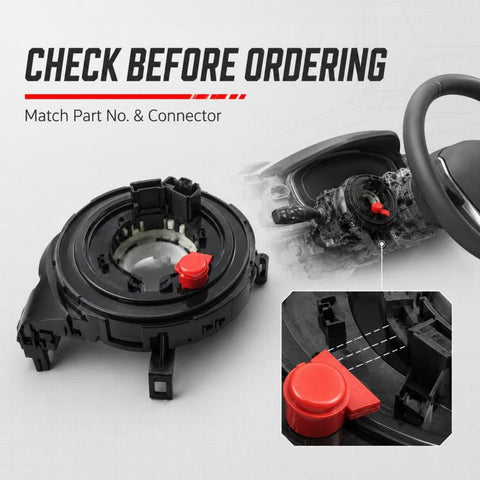 Car Steering Wheel Airbag Clock Spring Spiral Cable 61319122509, For BMW 128i 2008-2013