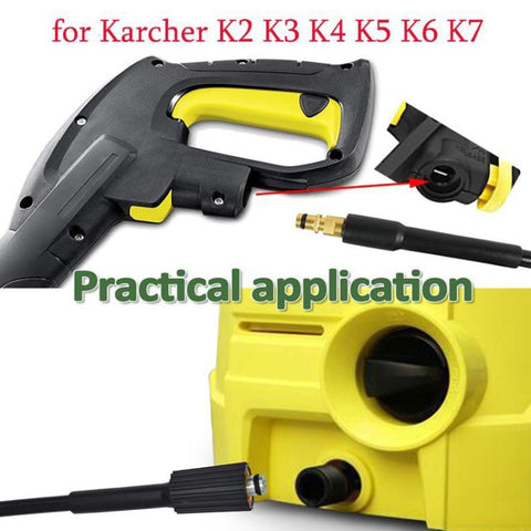 For Karcher K7 / K6 / K5 / K4 / K3 / K2 High Pressure Washer PVC Rubber Water Outlet Hose, 5M, 6M, 8M, 10M, 15M, 20M