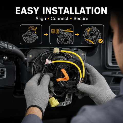 Car Steering Wheel Airbag Clock Spring Spiral Cable 25966963, For Cadillac / Chevrolet