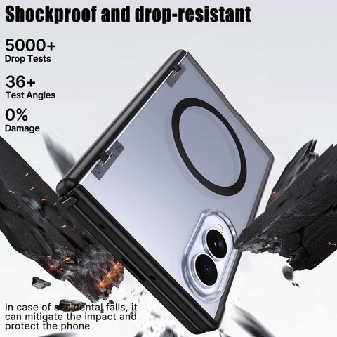 Wing Series Magnetic Folding Hinge Phone Case, For Galaxy Fold8 5G, For Galaxy Fold8 Ultra 5G, For Galaxy Flip8 5G