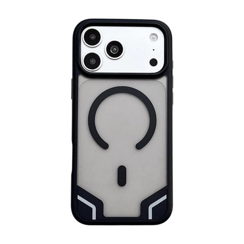Armor 2 in 1 TPU Hybrid PC Frosted Magnetic Phone Case, For iPhone 18 Pro, For iPhone 18 Pro Max, For iPhone 17 Pro Max, For iPhone 17 Pro