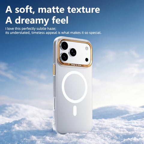 ABEEL Lightweight Semi Transparent Frosted Magnetic PC Phone Case, For iPhone 18 Pro, For iPhone 18 Pro Max, For iPhone 17 Pro Max, For iPhone 17 Pro, For iPhone 17, For iPhone 16 Pro Max, For iPhone 16 Pro, For iPhone 16