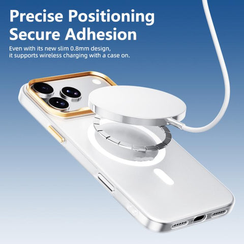 ABEEL Lightweight Semi Transparent Frosted Magnetic PC Phone Case, For iPhone 18 Pro, For iPhone 18 Pro Max, For iPhone 17 Pro Max, For iPhone 17 Pro, For iPhone 17, For iPhone 16 Pro Max, For iPhone 16 Pro, For iPhone 16
