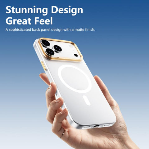 ABEEL Lightweight Semi Transparent Frosted Magnetic PC Phone Case, For iPhone 18 Pro, For iPhone 18 Pro Max, For iPhone 17 Pro Max, For iPhone 17 Pro, For iPhone 17, For iPhone 16 Pro Max, For iPhone 16 Pro, For iPhone 16