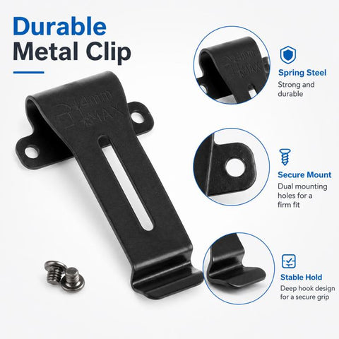 Walkie Talkie Back Clip Belt Clamp for Kenwood / Baofeng, For Kenwood / Baofeng