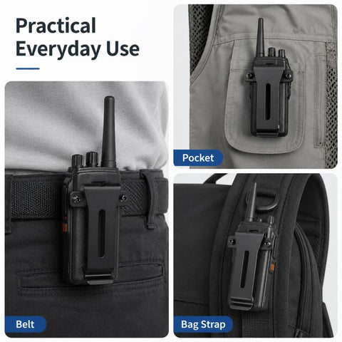 Walkie Talkie Back Clip Belt Clamp for Kenwood / Baofeng, For Kenwood / Baofeng