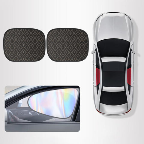 Universal Car Laser Privacy Curtain Window Shade Blackout Hheat-insulating Sunshade, Front Passenger Side 1 PC, Rear Row 1 Pair, Rear Row 1 PC, Front Row 1 Pair, Driver Side 1 PC