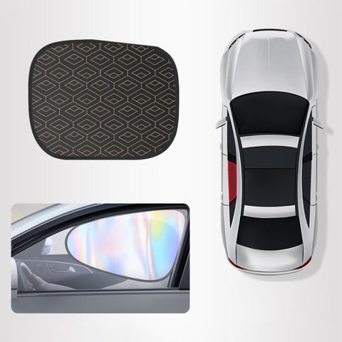 Universal Car Laser Privacy Curtain Window Shade Blackout Hheat-insulating Sunshade, Front Passenger Side 1 PC, Rear Row 1 Pair, Rear Row 1 PC, Front Row 1 Pair, Driver Side 1 PC