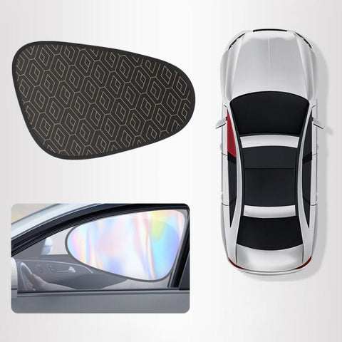 Universal Car Laser Privacy Curtain Window Shade Blackout Hheat-insulating Sunshade, Front Passenger Side 1 PC, Rear Row 1 Pair, Rear Row 1 PC, Front Row 1 Pair, Driver Side 1 PC