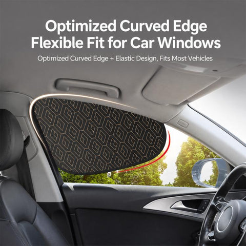 Universal Car Laser Privacy Curtain Window Shade Blackout Hheat-insulating Sunshade, Front Passenger Side 1 PC, Rear Row 1 Pair, Rear Row 1 PC, Front Row 1 Pair, Driver Side 1 PC