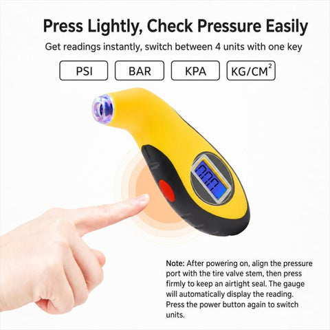 Car High-precision Digital Display Tire Monitoring Gauge Tire Pressure Tool
