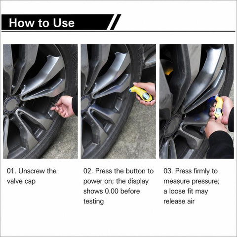Car High-precision Digital Display Tire Monitoring Gauge Tire Pressure Tool