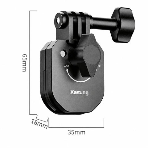 Xasurg Universal Action Camera Motorcycle Windshield Clamp Mount