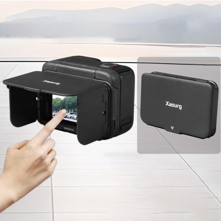 Xasurg Magnetic Sun Hood Foldable Screen Shade For DJI Action 6 /  Insta Ace Pro / Ace Pro 2