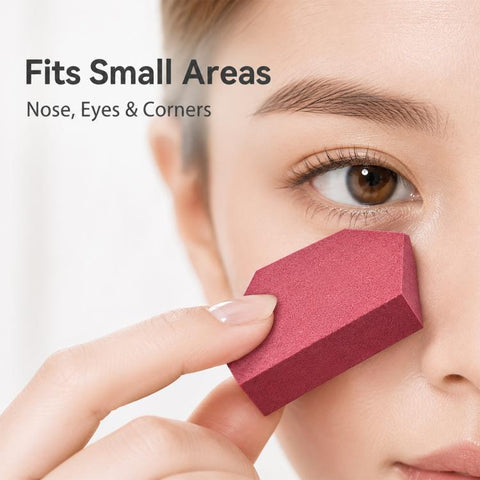 10 PCS/Pack Small-House Shaped Makeup Sponge Ultra-Soft Beauty Blender Puff