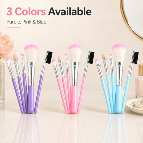 5 PCS/Set Makeup Brush Set Beauty Tools Eyeshadow Brush Sponge Brush