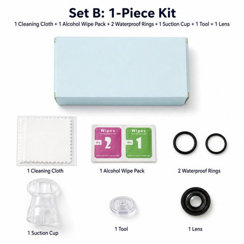 Panoramic Camera Replacement Lens Set with Tool, For DJI Avata 360