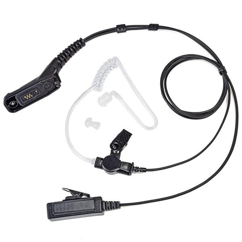 Walkie-Talkie Transparent Acoustic Tube Earpiece, For Motorola APX8000