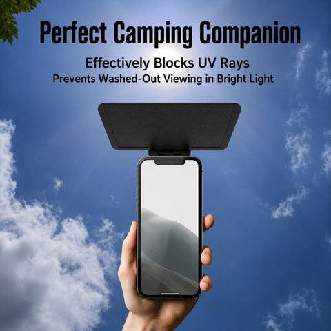 Multi-angle Anti-Reflection Portable Foldable Phone Sunshade, Foldable Phone Sunshade