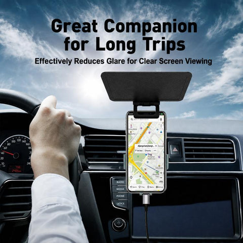 Multi-angle Anti-Reflection Portable Foldable Phone Sunshade, Foldable Phone Sunshade